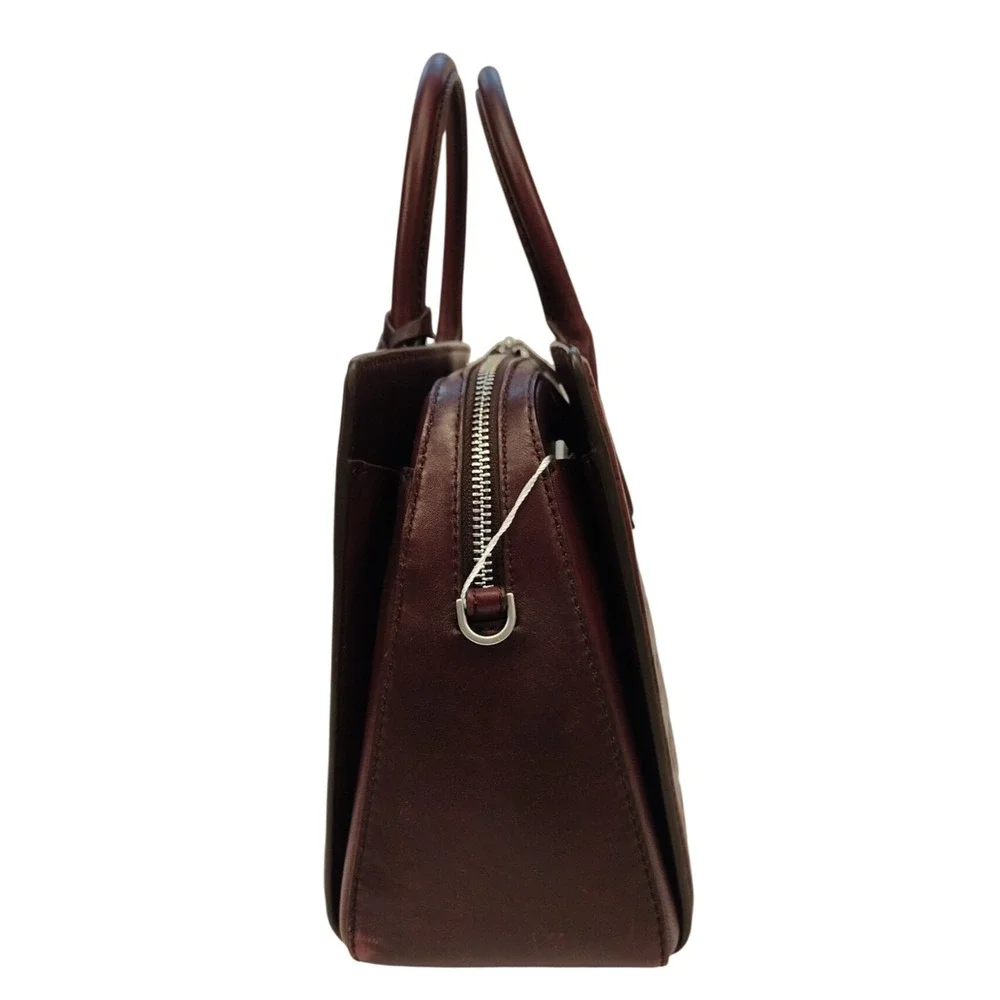 Michael Kors Laila Medium Satchel - Oxblood/Red - Gently Worn